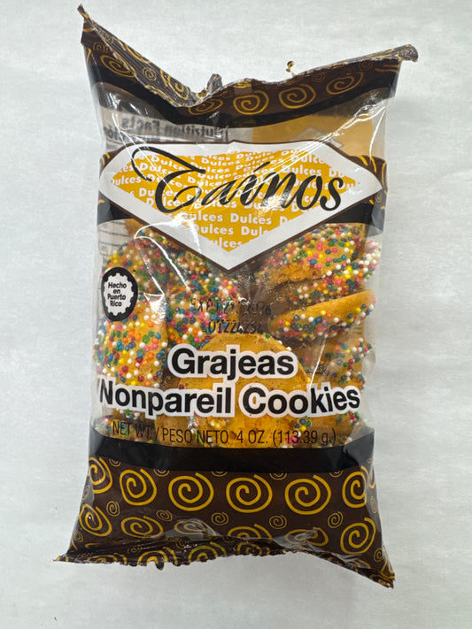 Grajeas Nonpareli cookies