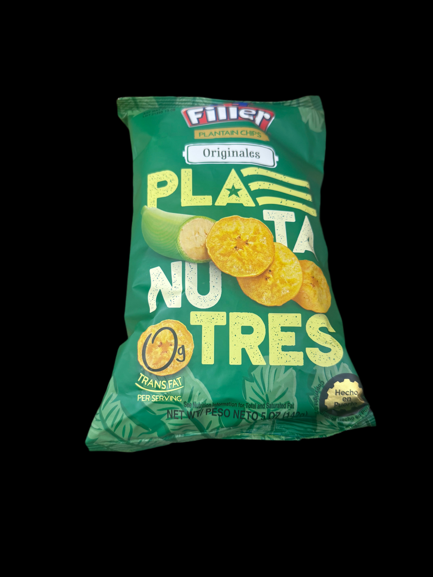 Fillier Platanutres Originales – Plantain Chips (5 oz / 142 g)