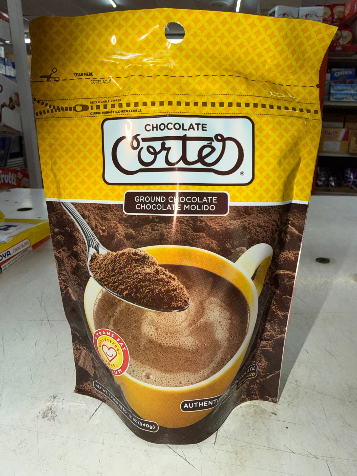 CORTEZ CHOCOLATE MOLIDO 12 OZ