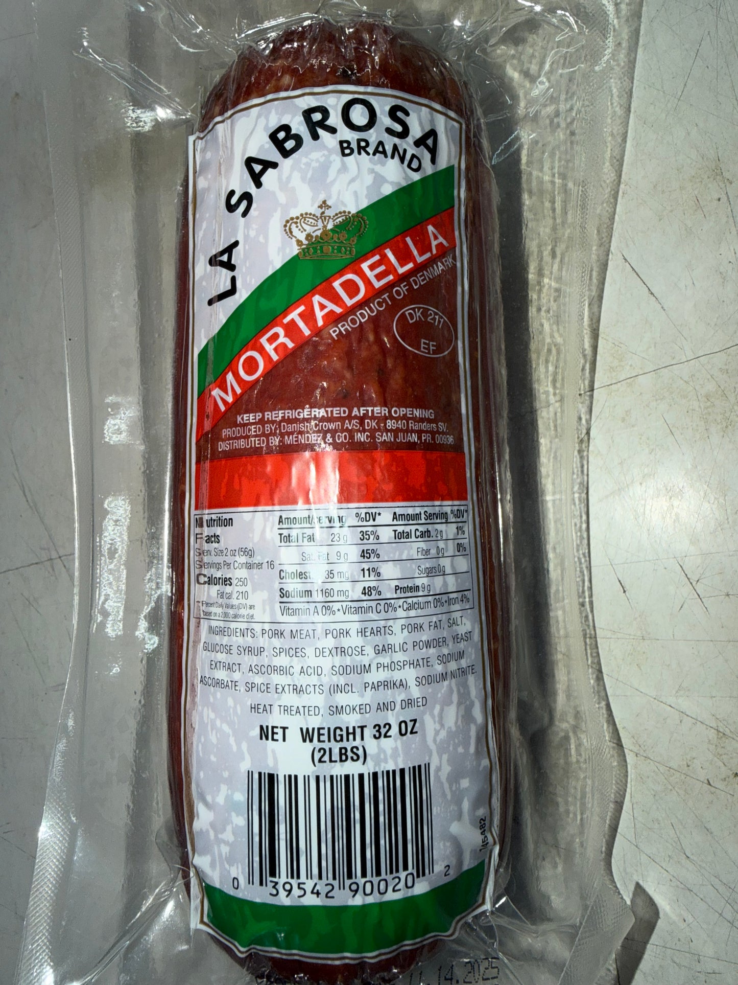 MORTADELLA 2LB LA SABROSA