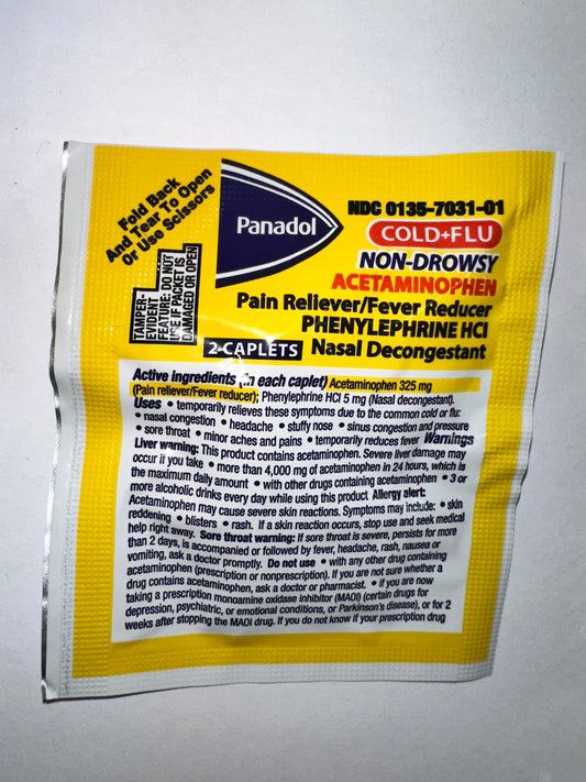 PANADOL COLD AND FLU