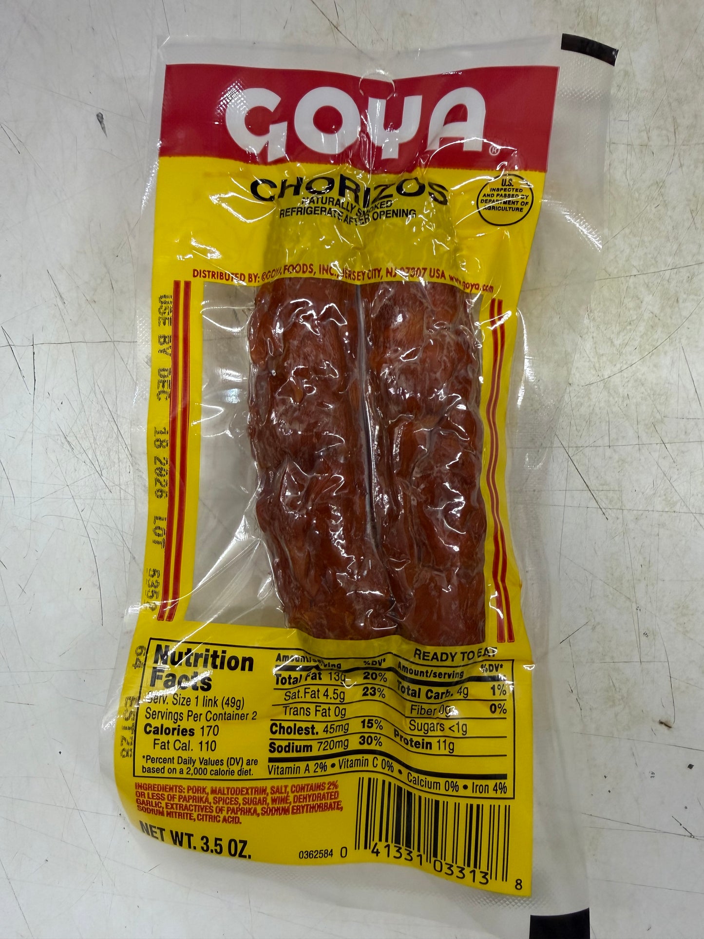 GOYA CHORIZO 2PK