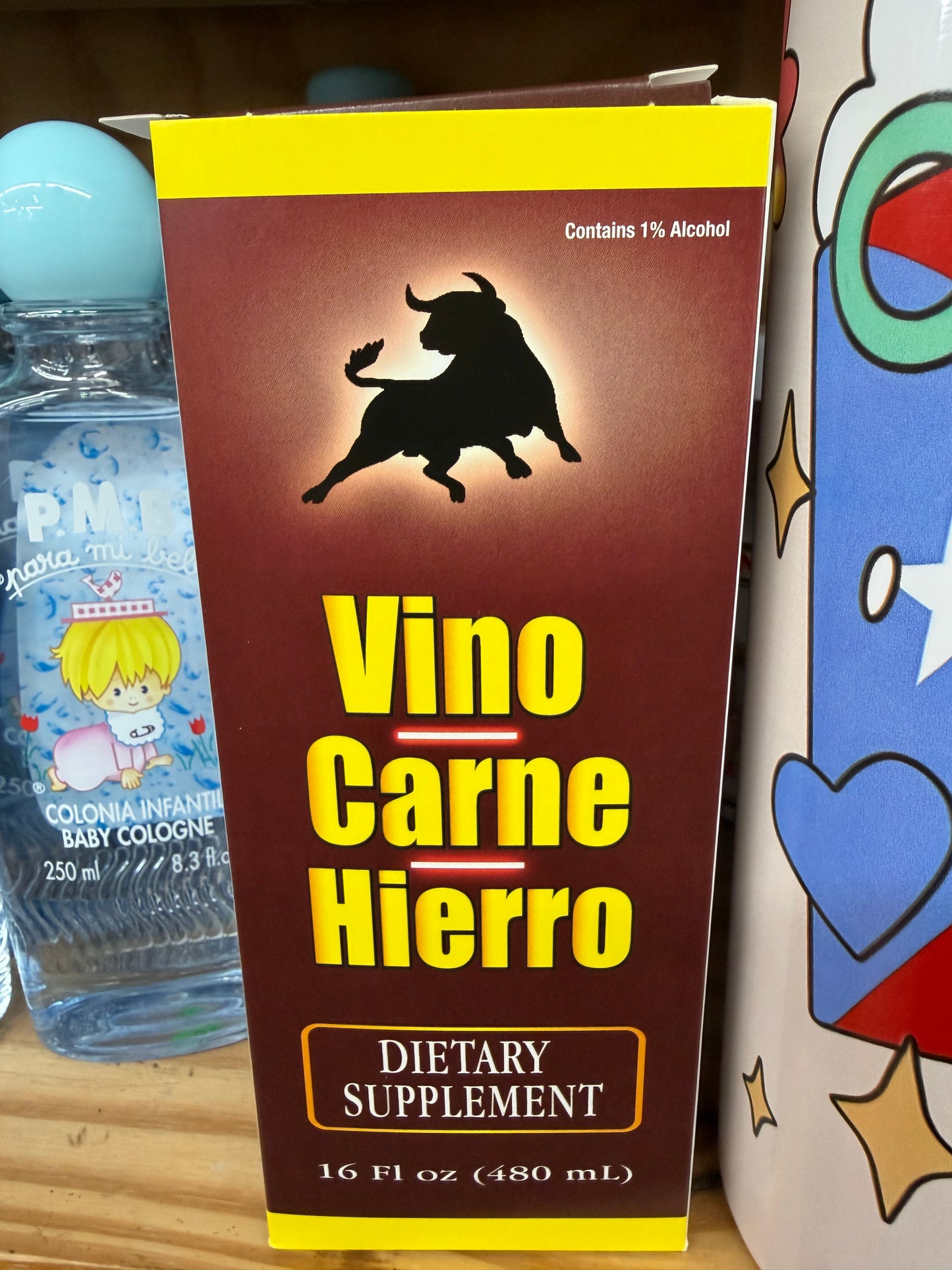 VINO CARNE HIERRO