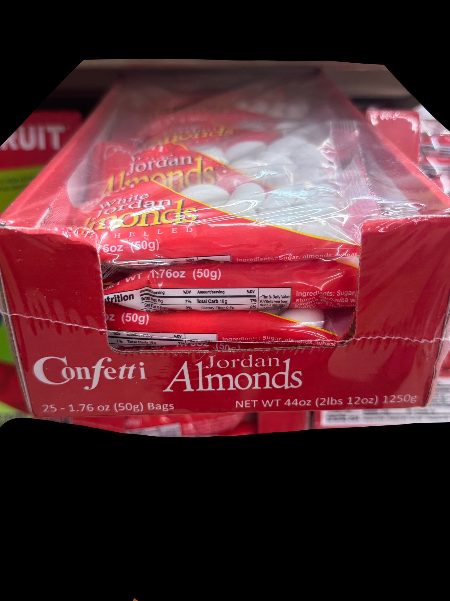 (Case) Confetti White Jordan Almonds