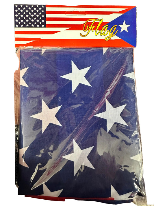 AMERICA Y PUERTO RICO 3’X5’ JUMBO FLAG