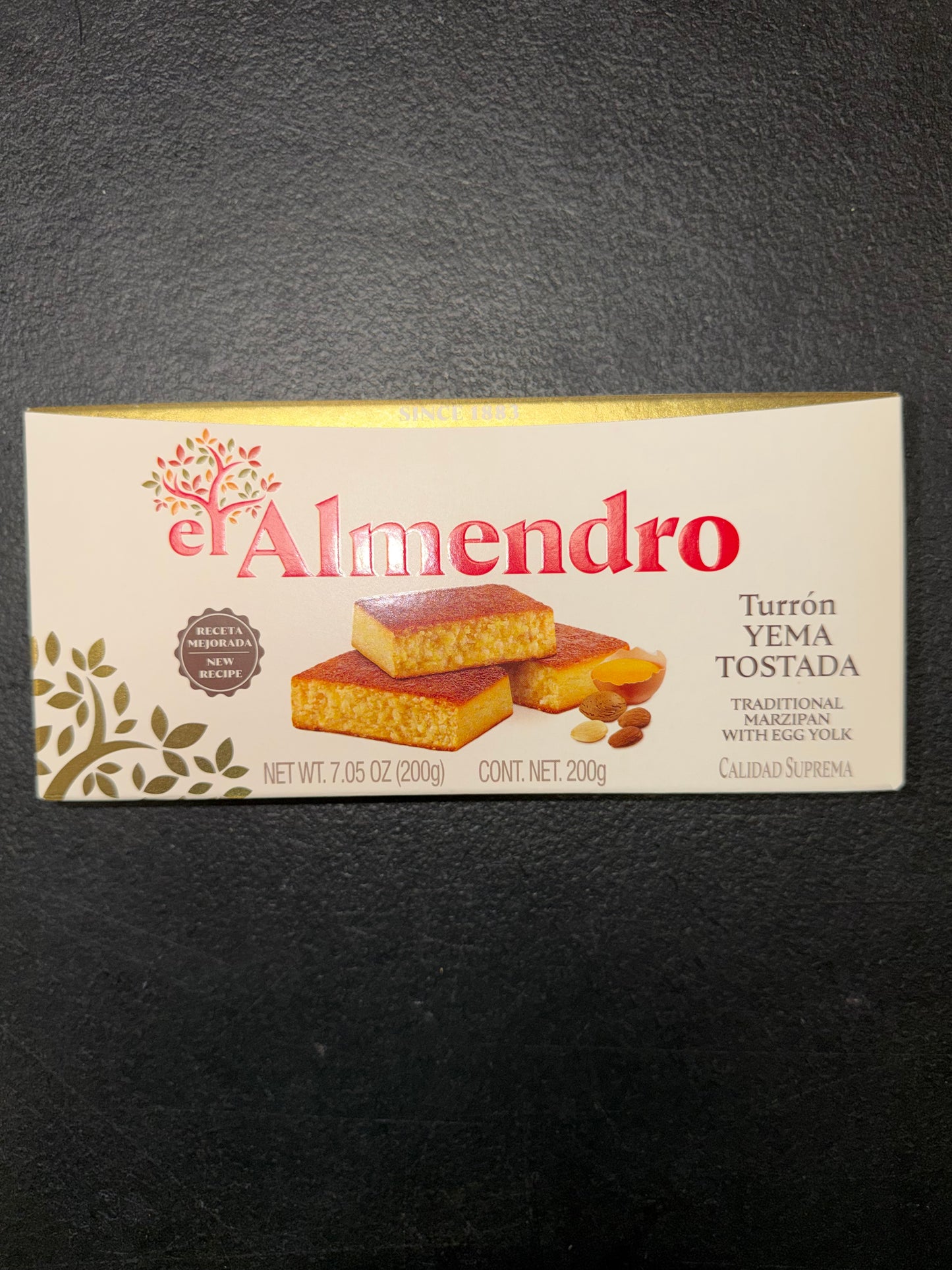 EL ALMENDRO TURRON YEMA TOSTADA