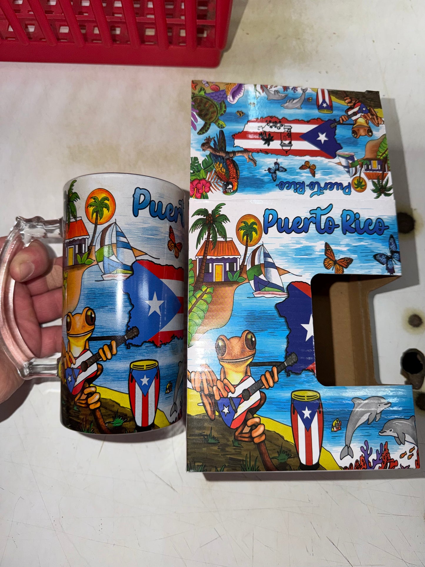 PR BLUE MUG