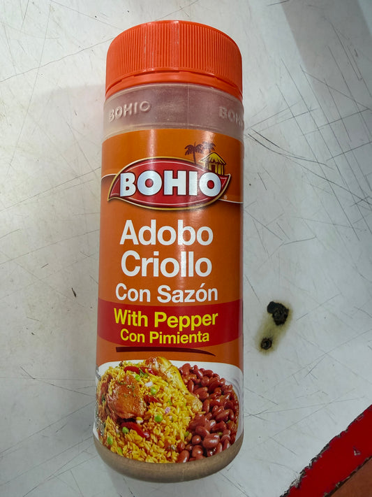 BOHIO ADOBO CRIOLLO CON SAZON CON PIMIENTA 10.5 OZ