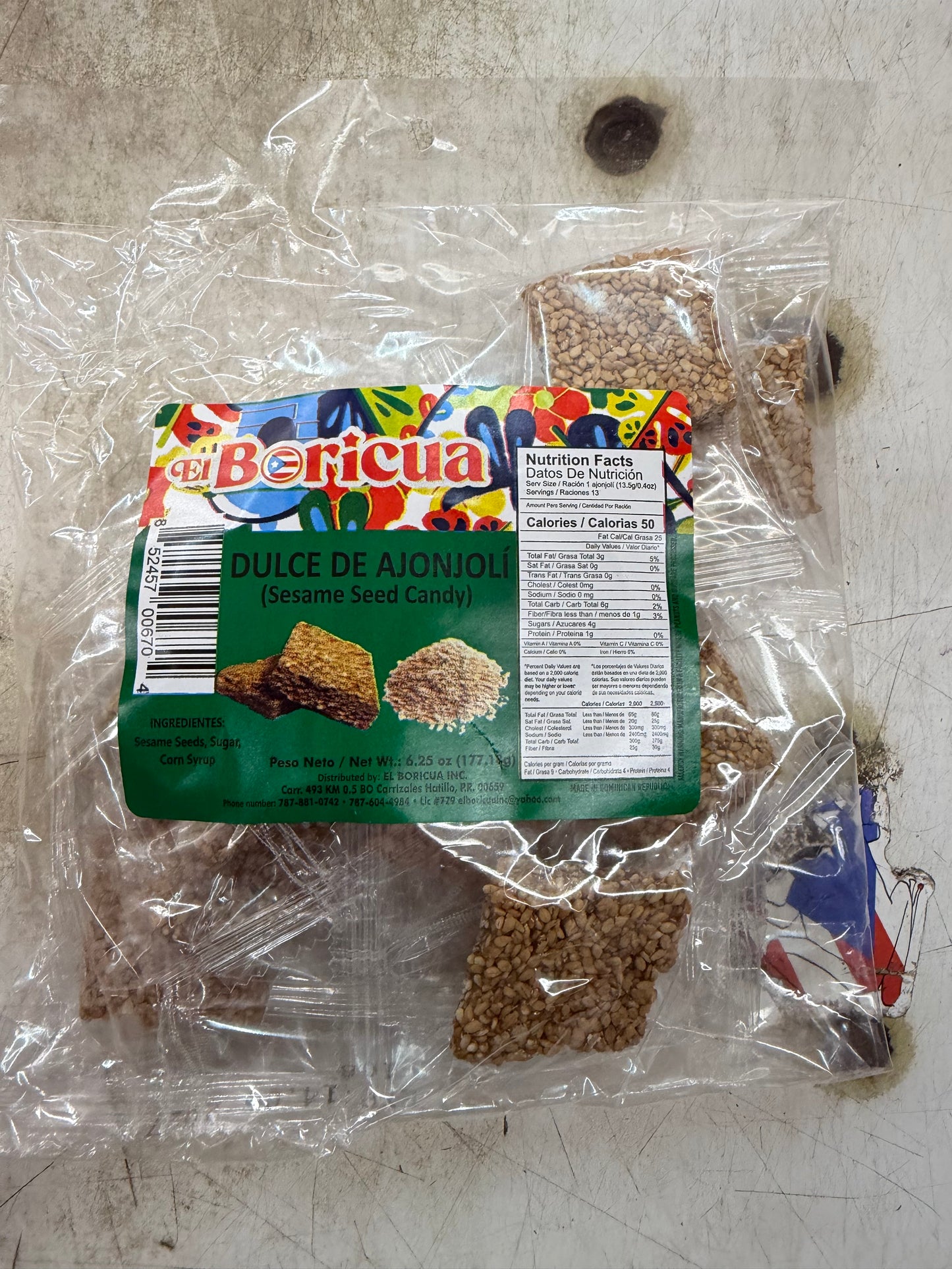 EL BORICUA AJONJOLI