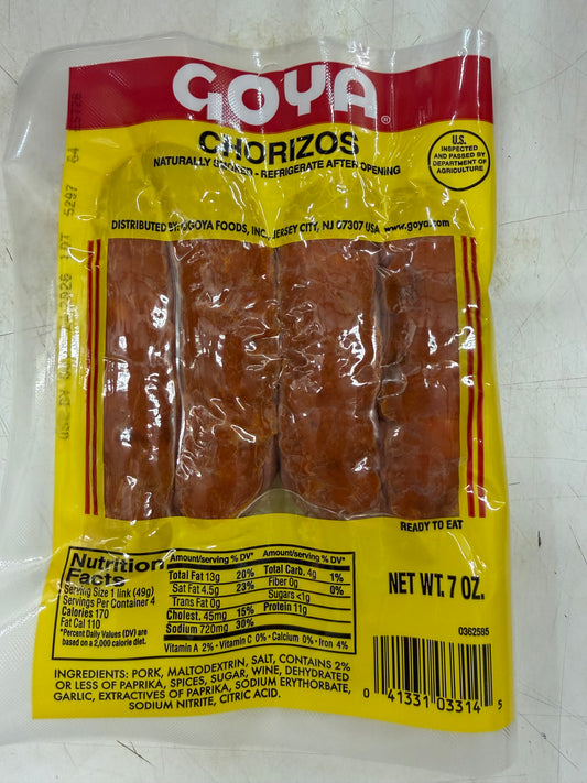 GOYA CHORIZO 4 PK