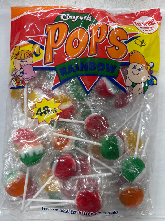 Confetti rainbow Pops