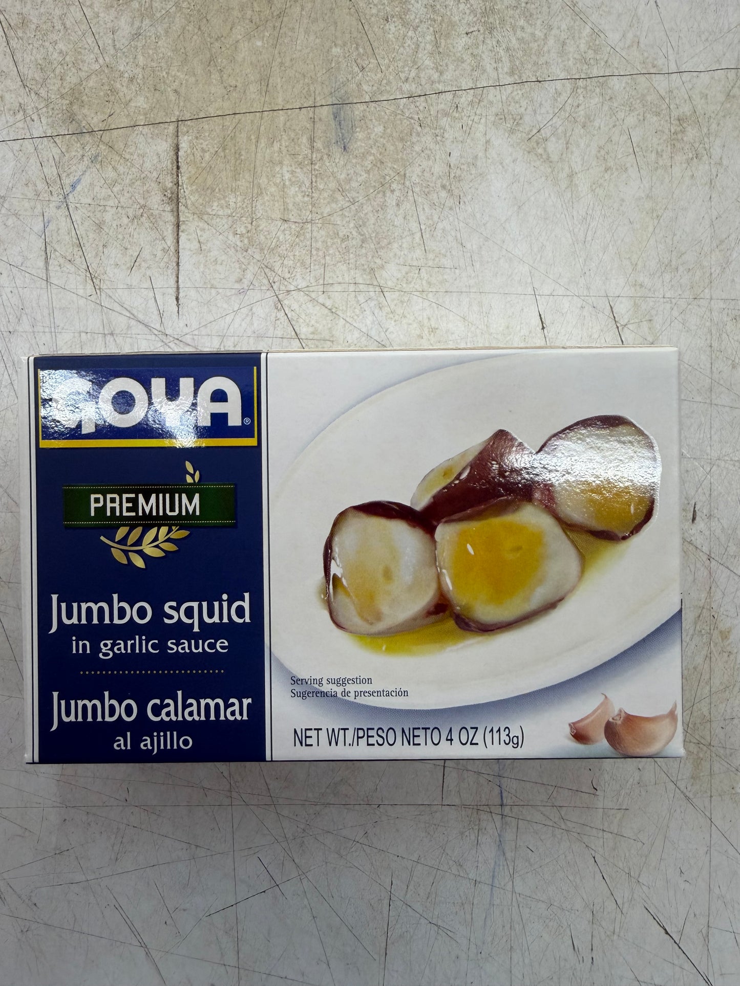 GOYA JUMBO CALAMAR AL AJILLO