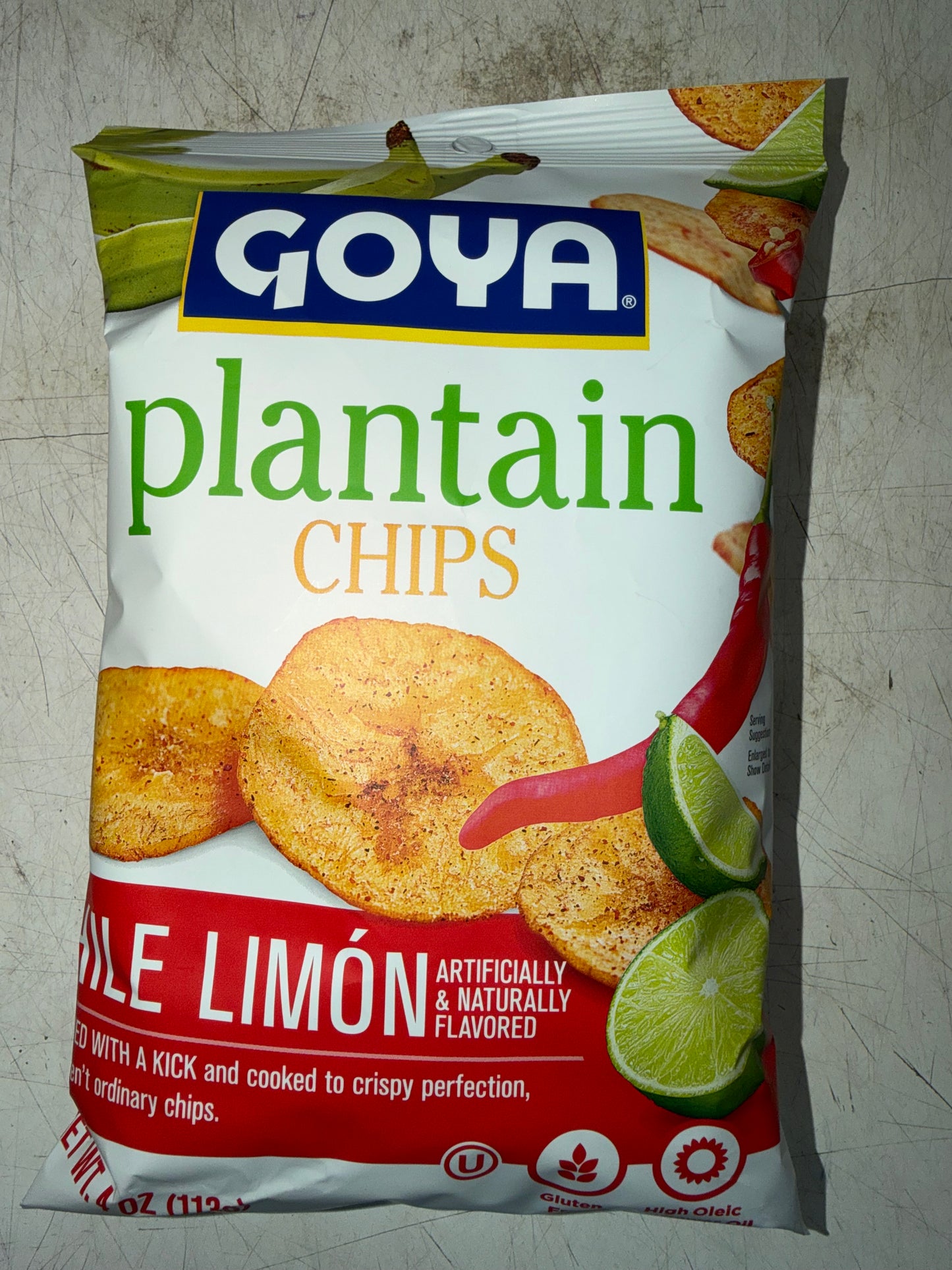 GOYA PLANTAIN CHUPS CHILE LIMON