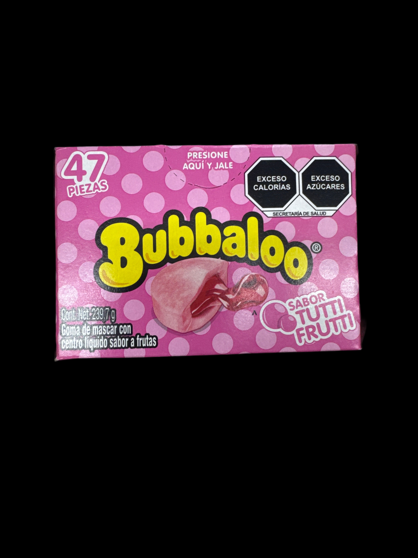 Bubbaloo Chewing Gum – Tutti Frutti Flavor (47 Pieces / 239.7 g)