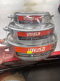 IMUSA Aluminio Caldero 3Pc set         (1.6/3.2/4.6 Qts)