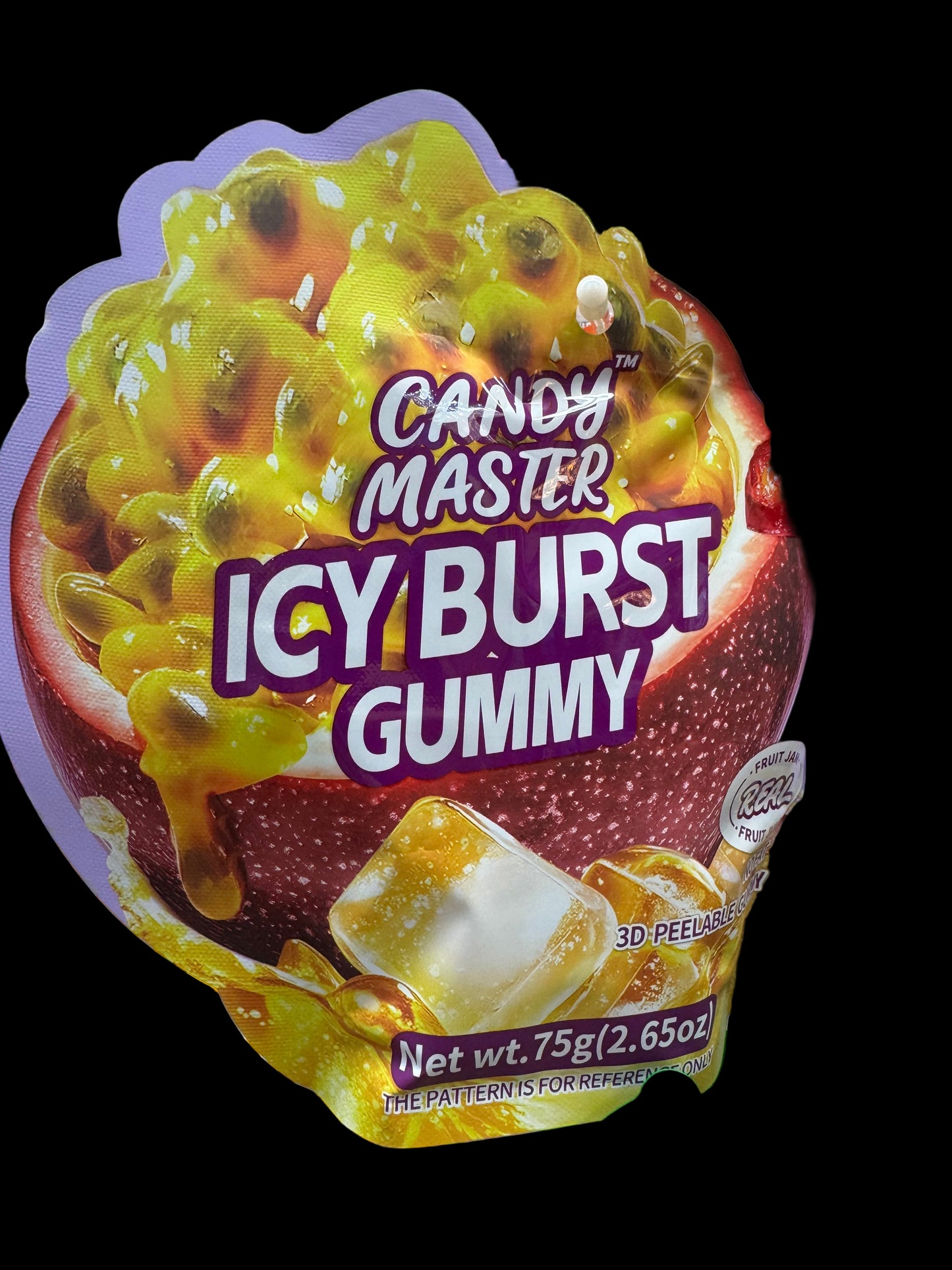 Candy Master Icy Burst Gummy Passion Fruit (2.65 oz / 75 g)