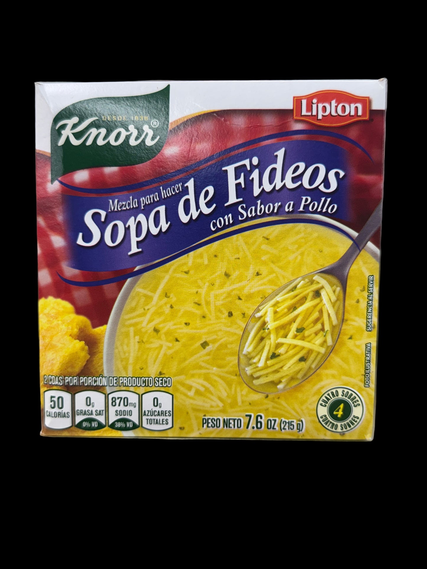 Knorr Lipton Sopa de Fideos con Sabor a Pollo 7.6