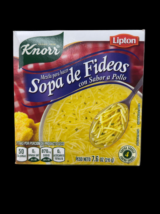 Knorr Lipton Sopa de Fideos con Sabor a Pollo 7.6