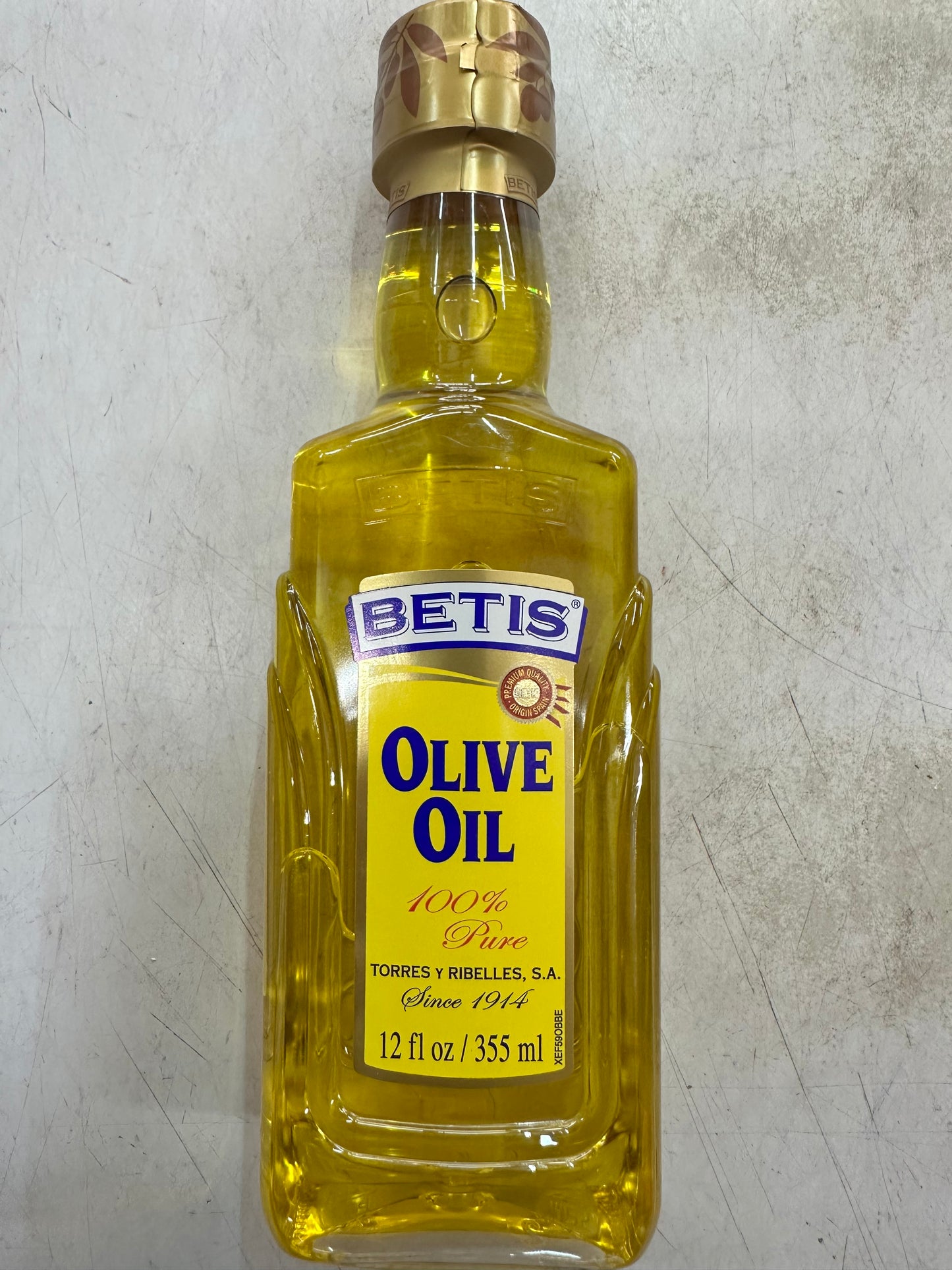 BETIS OLIVE OIL 12oz PLASTIC