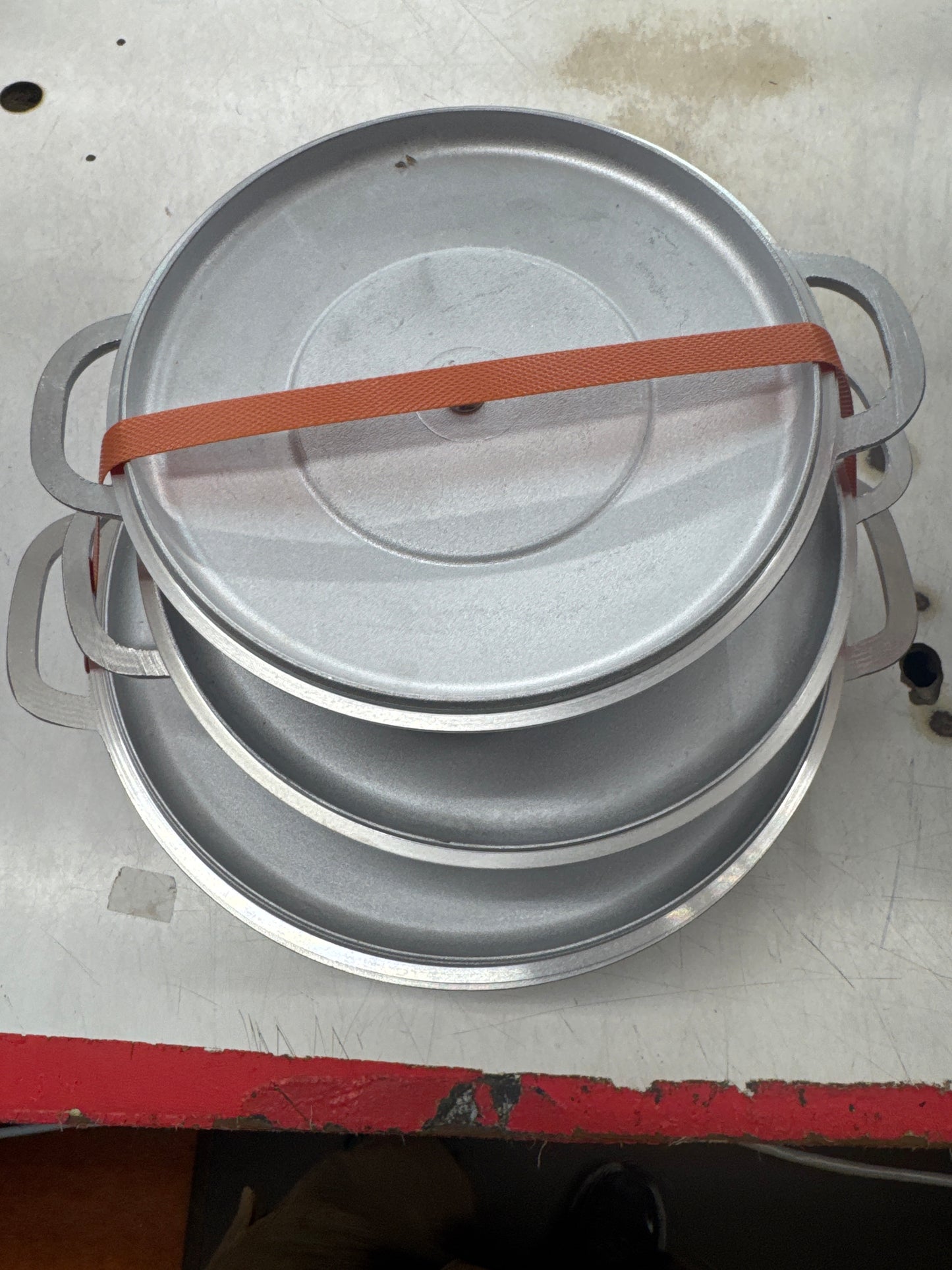 IMUSA 3pc Caldero set (1.4/2.3/4.9 Qts)