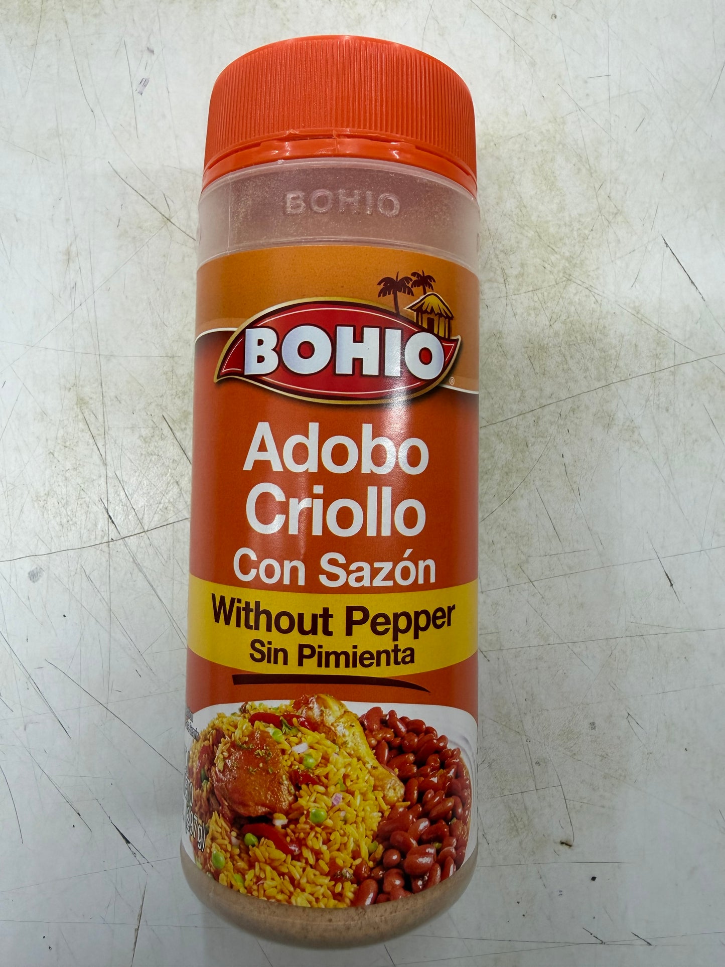 BOHIO ADOBO CRIOLLO CON SAZON SIN PIMIENTA 10.5 OZ