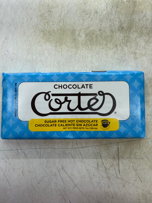 CORTEZ SIN AZUCAR CHOCOLATE BARRA