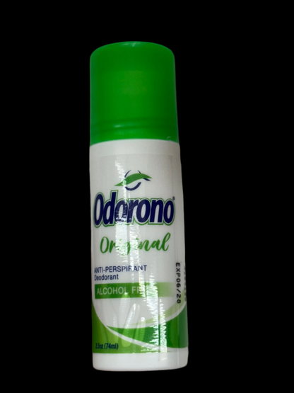 Odorono Original Anti-Perspirant Deodorant (Alcohol Free) – 2.5 oz (74 ml)