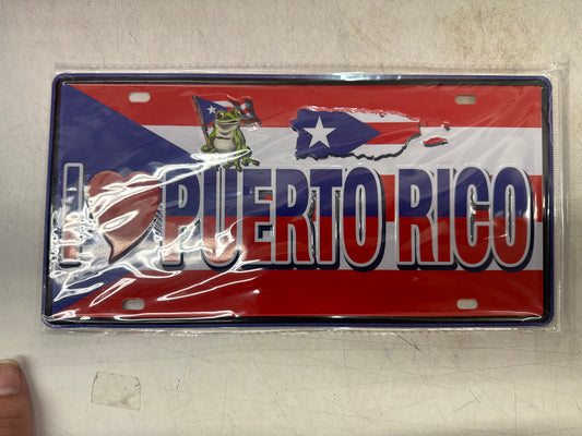 PR license plate
