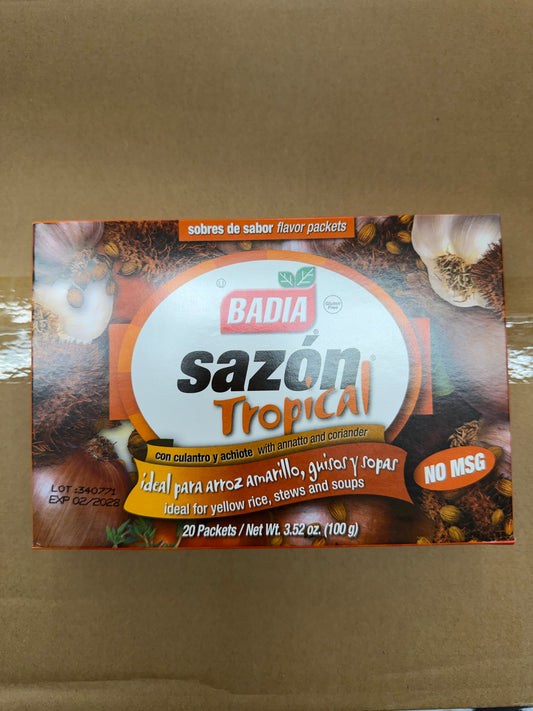 BADIA SAZON TROPICAL 20 SOBRES