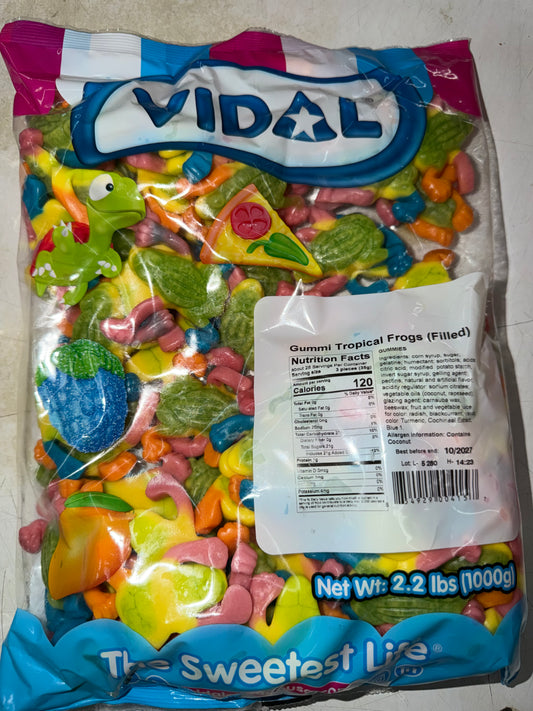 GUMMI TROPICAL FROGS