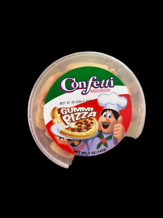 Confetti Gummi Candy Gummi Pizza