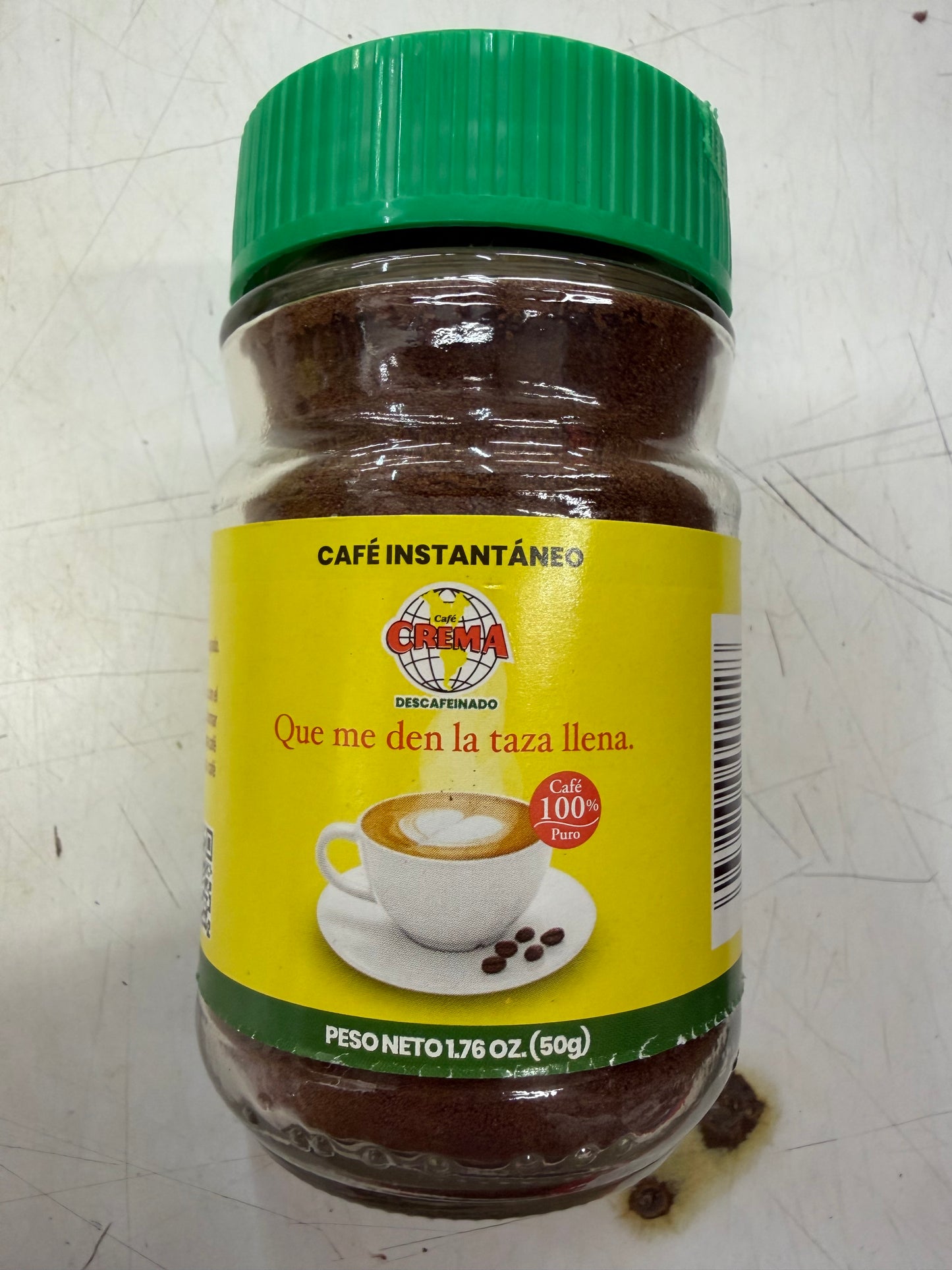 CAFE CREMA DECAF INSTANT 1.76OZ