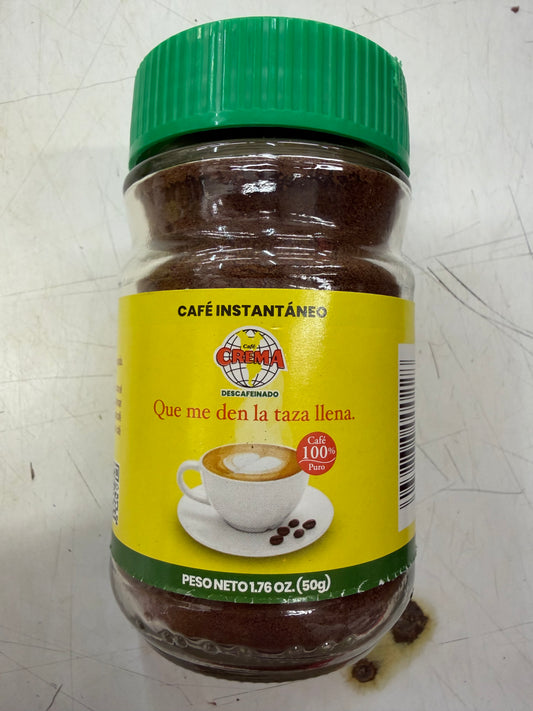 CAFE CREMA DECAF INSTANT 1.76OZ