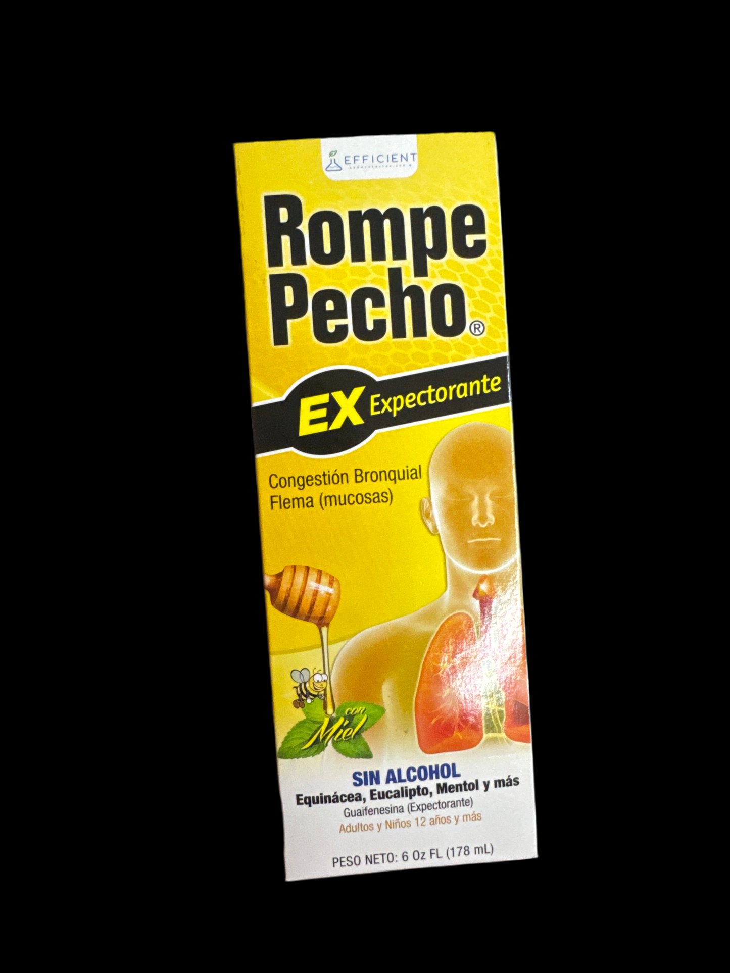 Rompe Pecho EX Expectorant – 6 oz (178 mL)