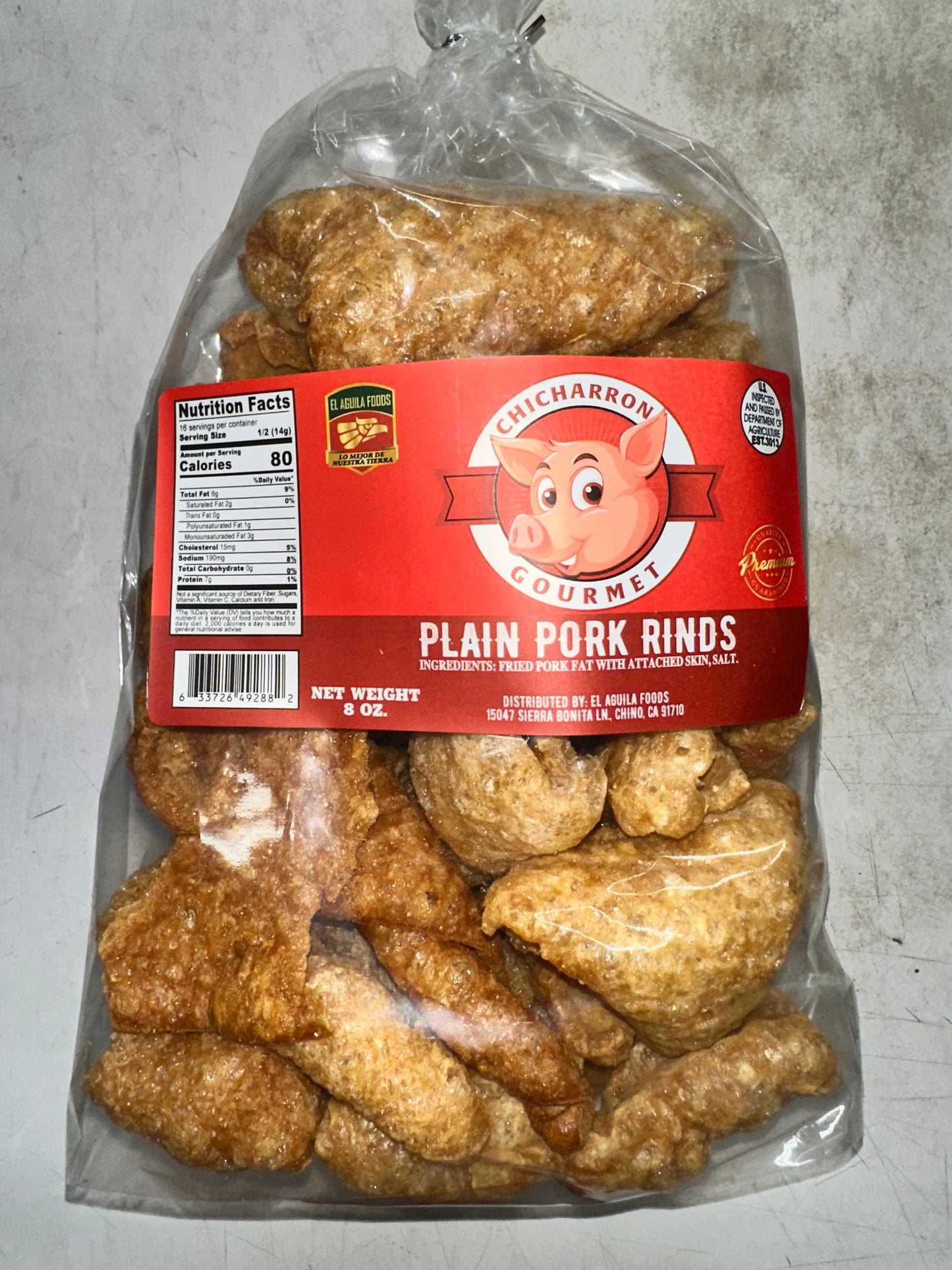 CHICHARRONES 8 OZ