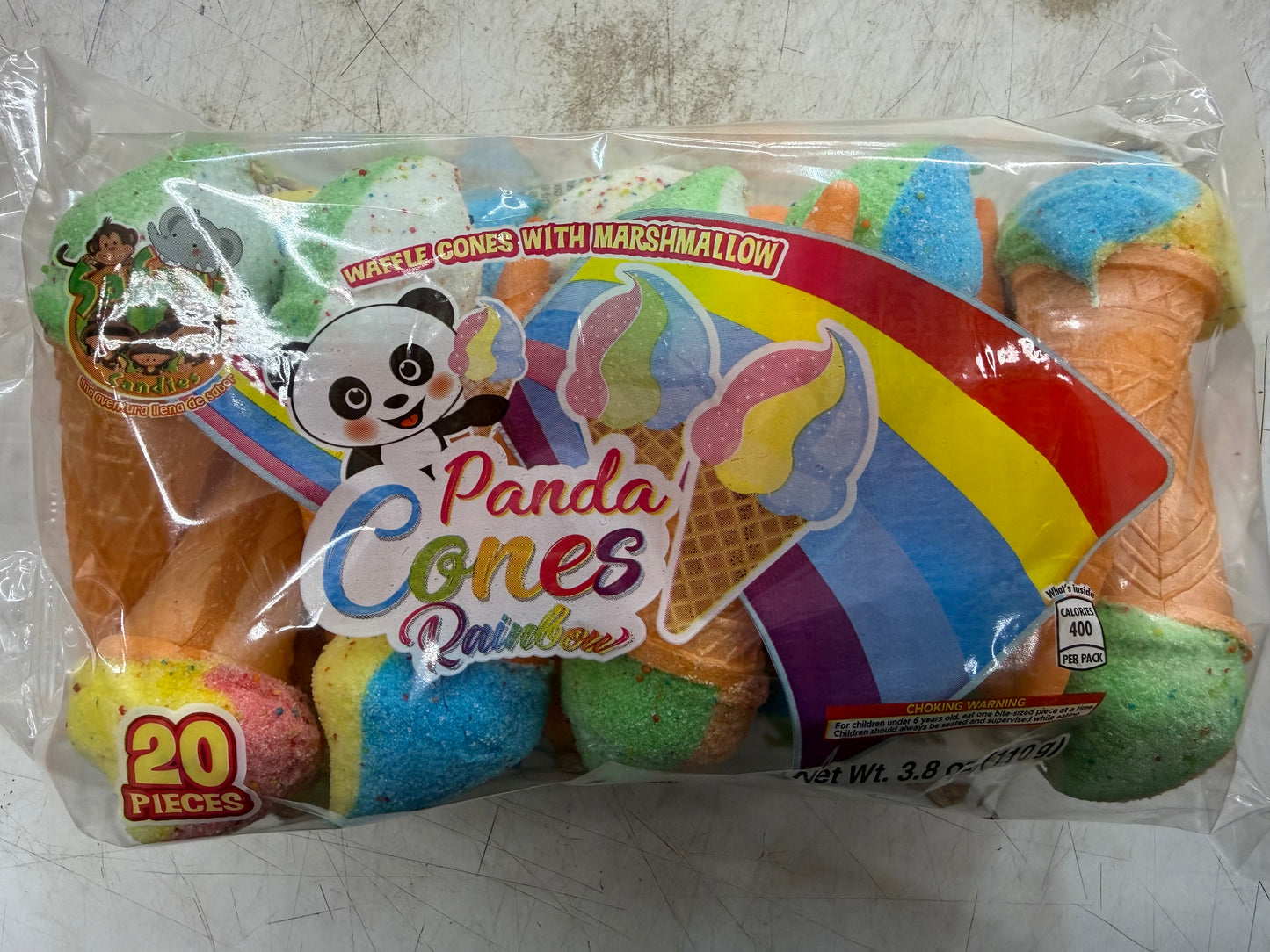 PANDA CONES RAINBOW