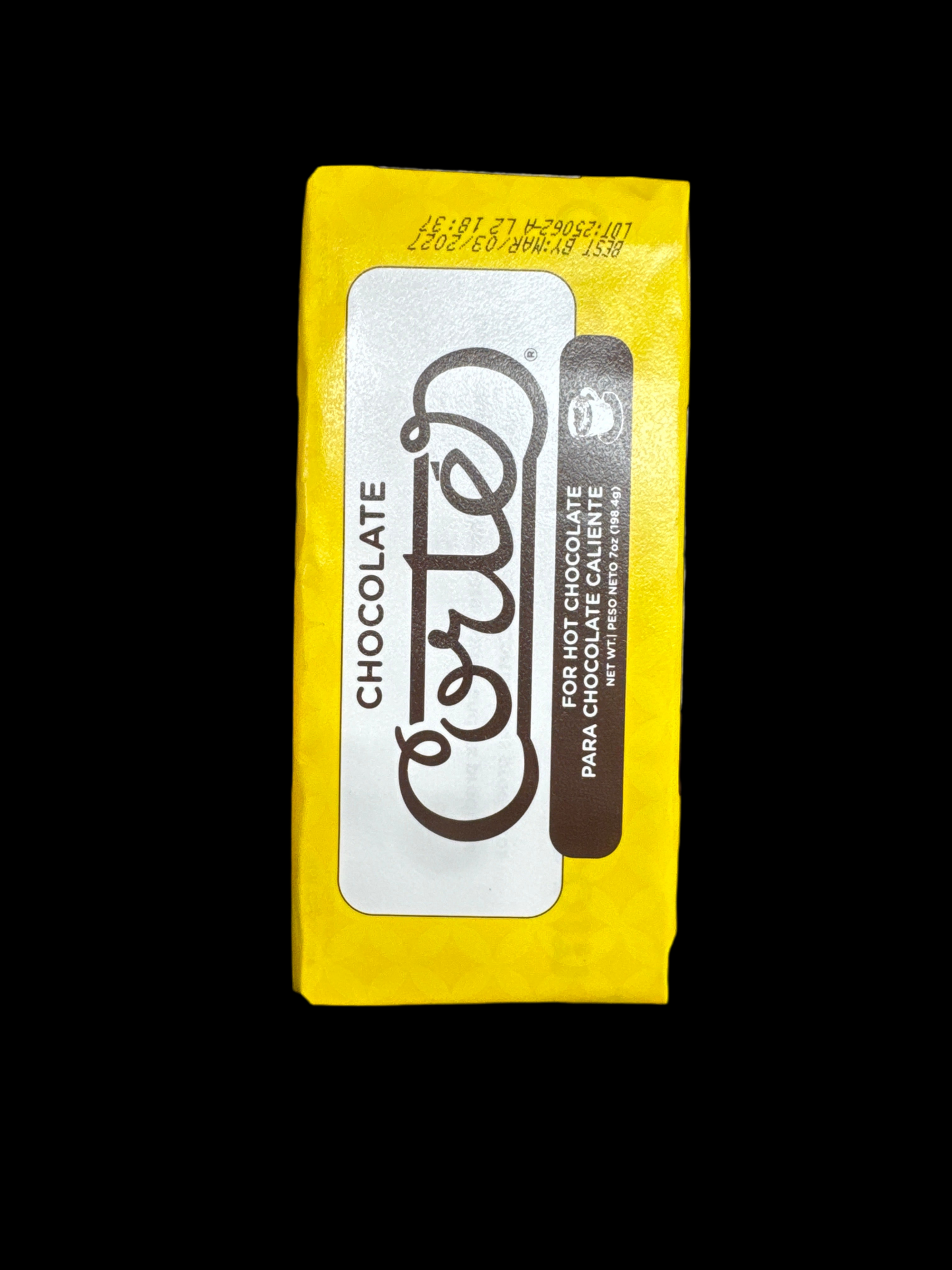 Chocolate Cortés Bar for Hot Chocolate (7 oz / 198 g)