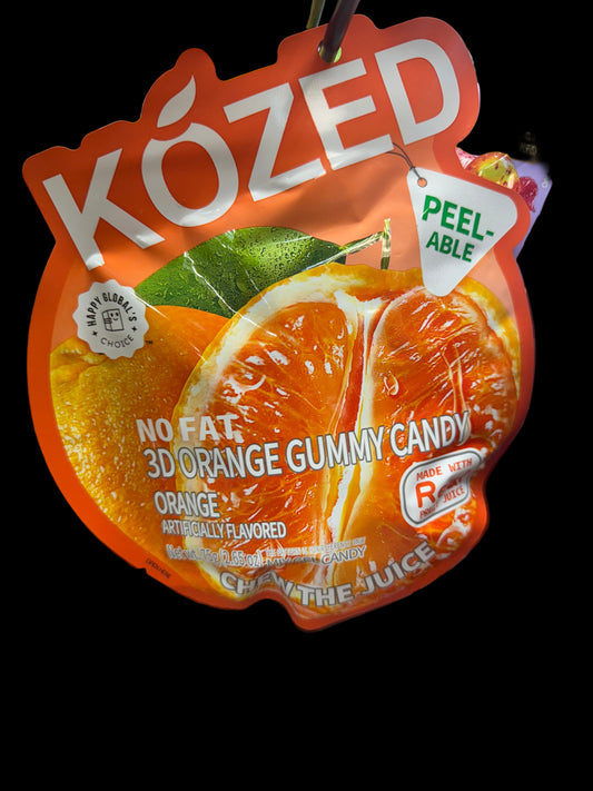 Kózed 3D Orange Gummy Candy (2.65 oz / 75 g)