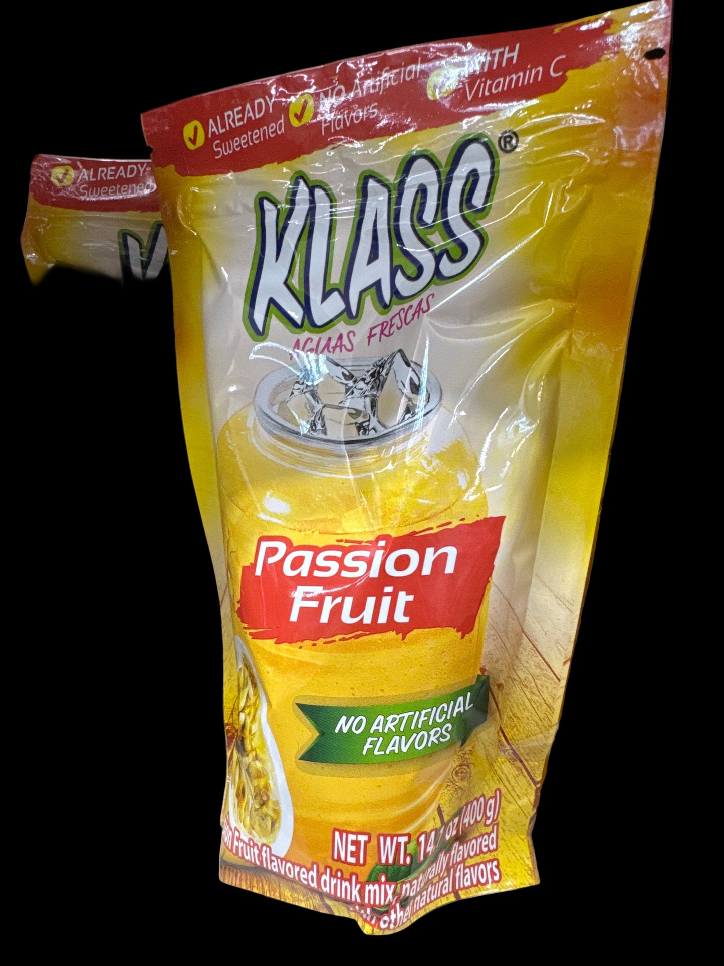 Klass Aguas Frescas Passion Fruit Drink Mix (14.1 oz / 400 g)