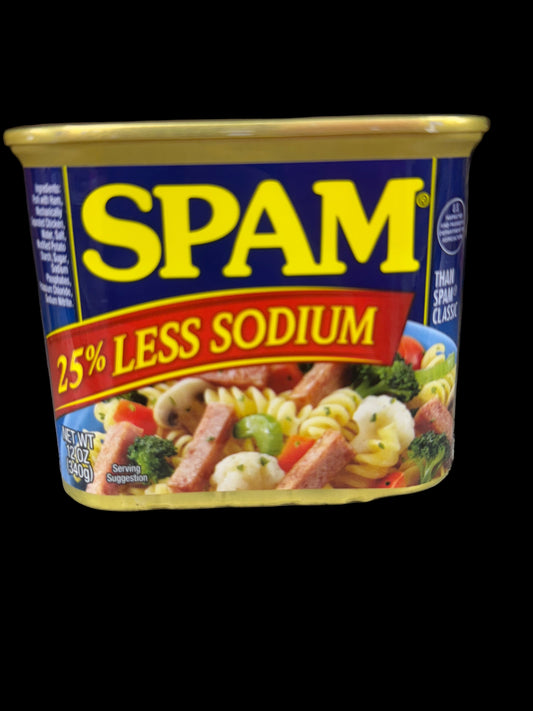 Spam 25% Less Sodium