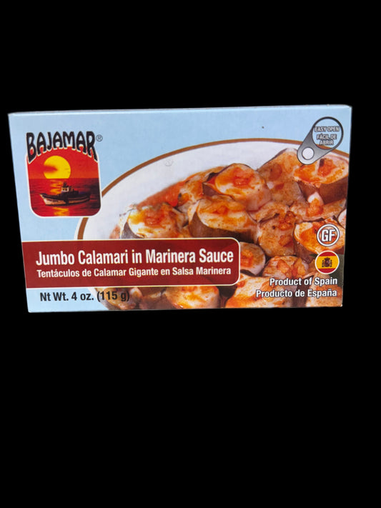 Bajamar Jumbo Calamari in Marinera Sauce