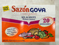 SAZON GOYA SIN ACHIOTE 3.52 OZ