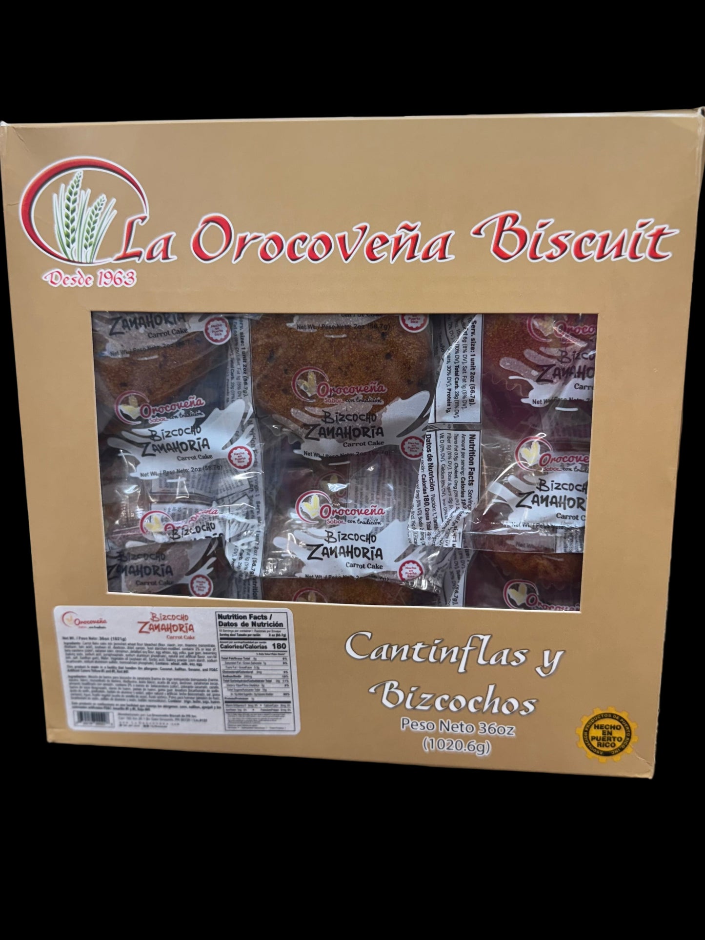 La Orocoveña Bizcocho Zanahoria