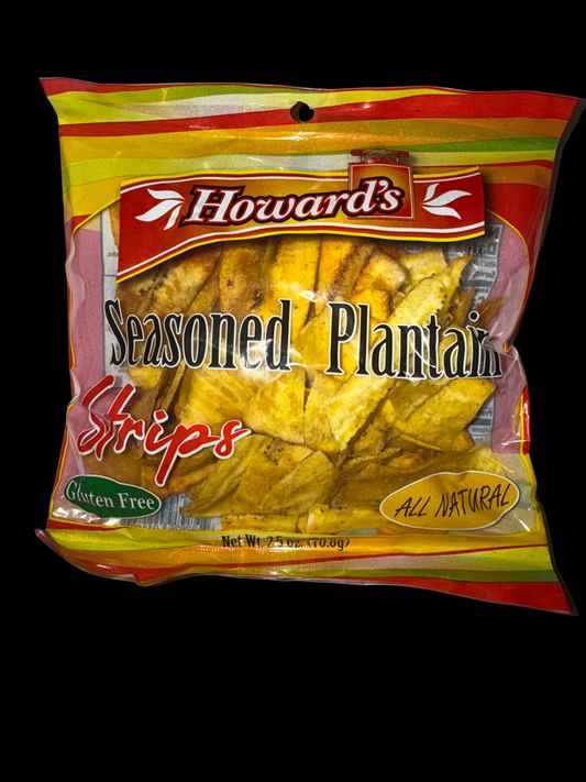 Howard’s Seasoned Plantain Strips 2.5onz