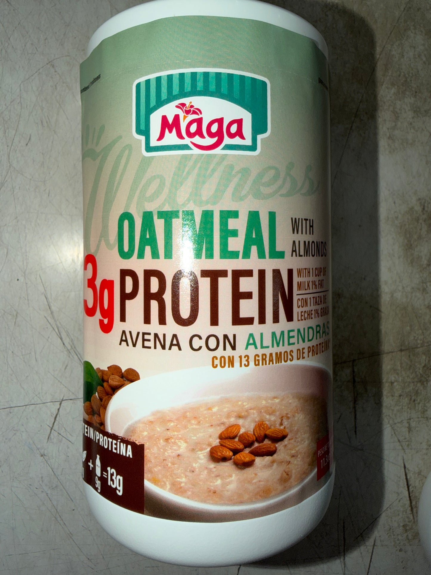 MAGA AVENA CON ALMENDRAS