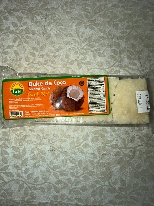 DULCE DE COCO BLANCO BARRA