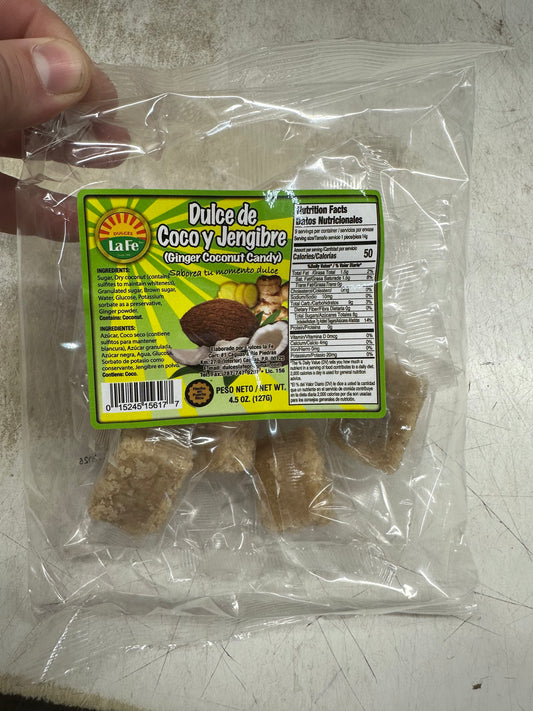 DULCE DE COCO Y GINGER