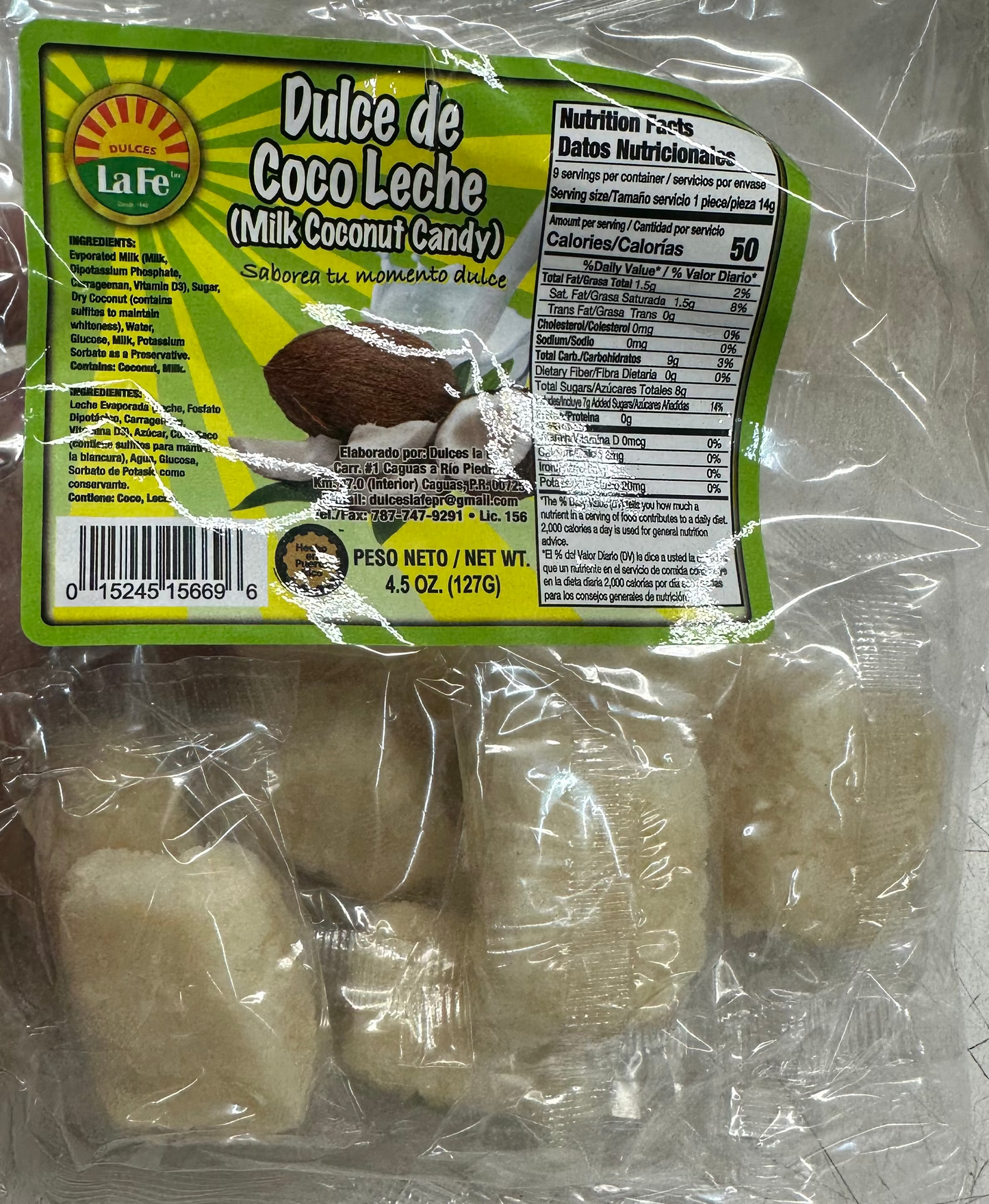 DULCE DE COCO LECHE