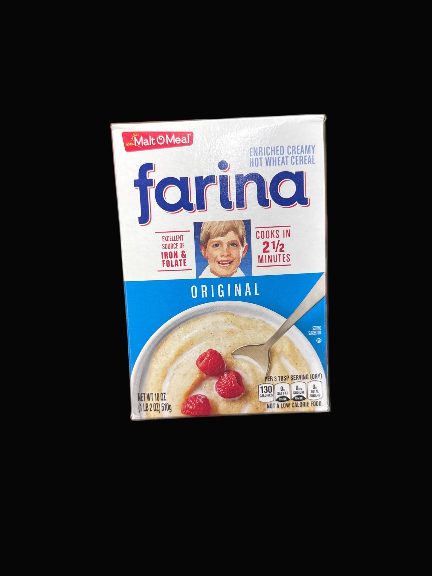 Malt‑O‑Meal Farina Original – Enriched Creamy Hot Wheat Cereal (18 oz / 510 g)