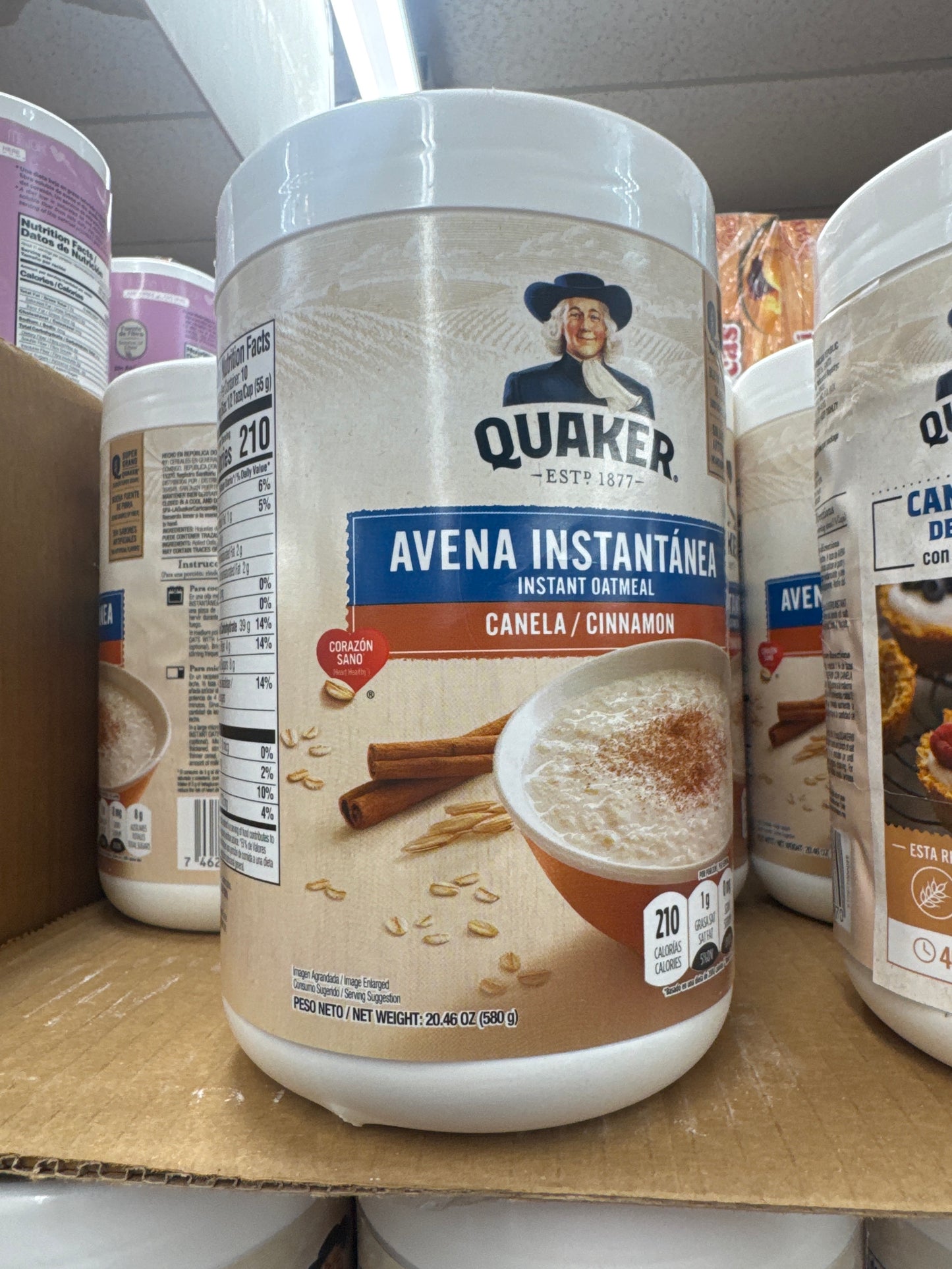 Quaker Instant Oatmeal – Cinnamon (20.46 oz / 580 g)